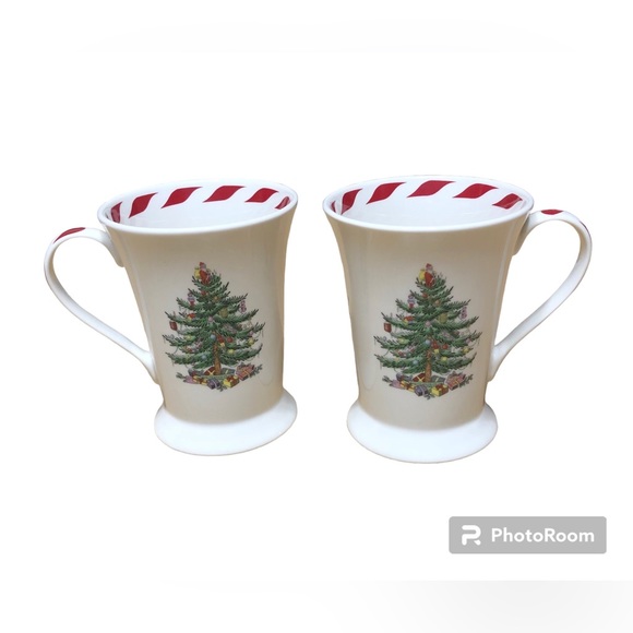 Spode Other - Spode Christmas Tree Mugs Set 13cmX9cm.